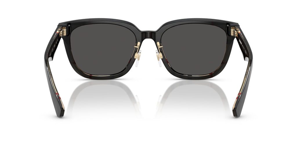 Burberry  0BE4446D 412187 57 Top Black On Vintage Check/ Dark Grey