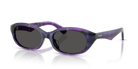 Burberry  0BE4447D 411387 55 Check Violet/ Dark Grey