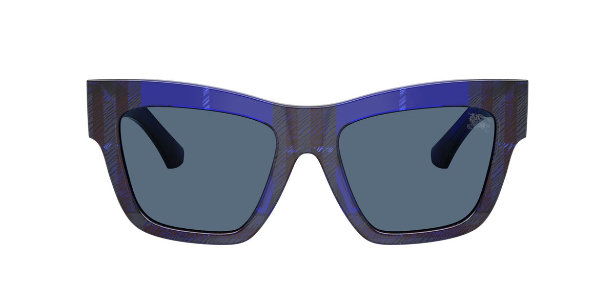 Burberry 0BE4449F 411480 53 Check Blue/ Dark Blue