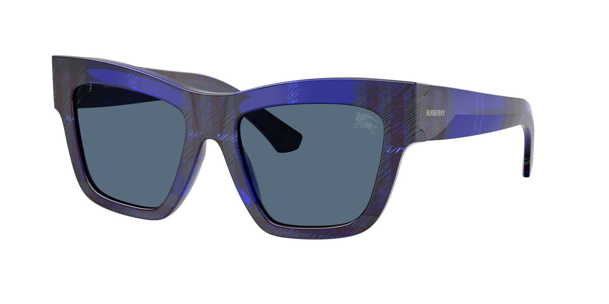Burberry 0BE4449F 411480 53 Check Blue/ Dark Blue