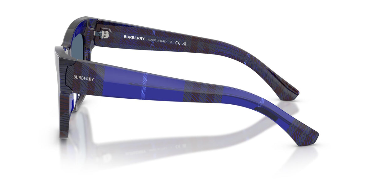 Burberry 0BE4449F 411480 53 Check Blue/ Dark Blue