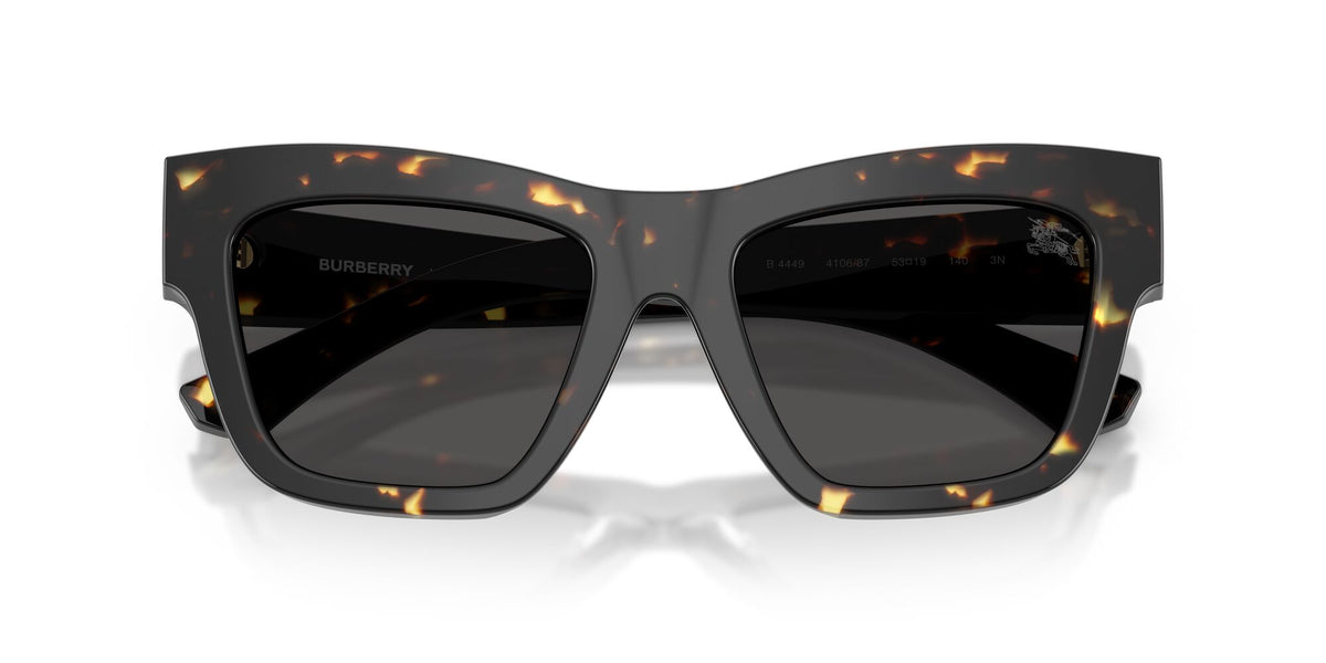 Burberry 0BE4449 410687 53 Yellow Havana/ Dark Grey