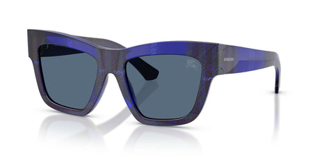 Burberry 0BE4449 411480 53 Check Blue/ Dark Blue