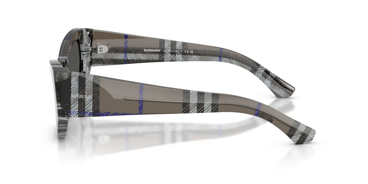 Burberry 0BE4450U 414787 54 Check Lichen/ Dark Grey