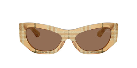 Burberry 0BE4450U 415773 54 Check Beige/ Dark Brown