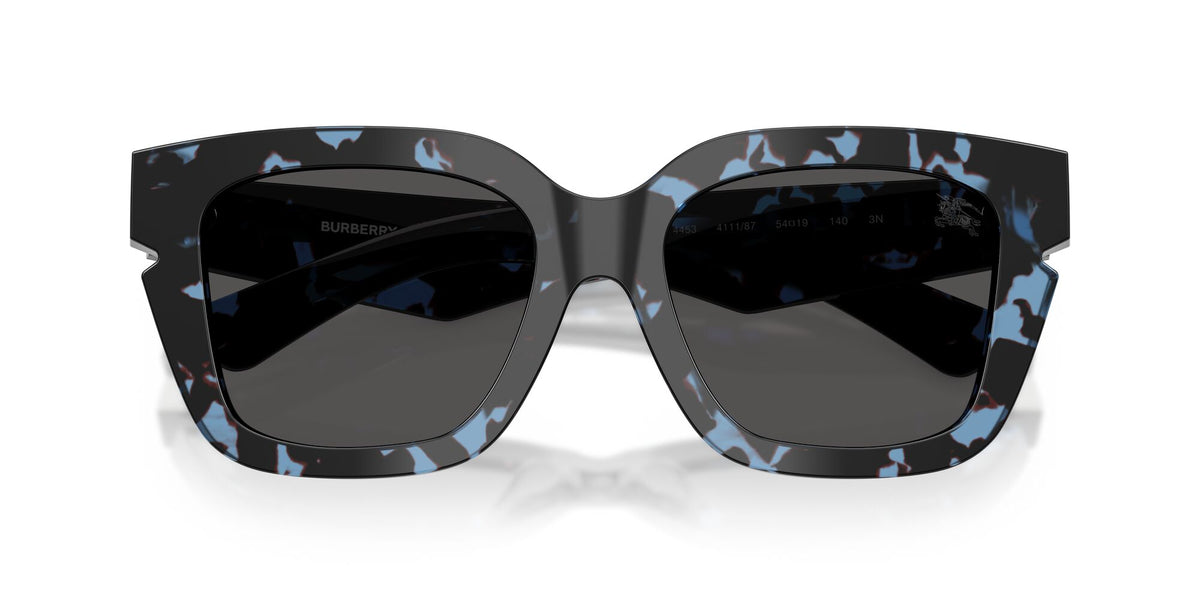 Burberry 0BE4453 411187 54 Blue Havana/ Dark Grey