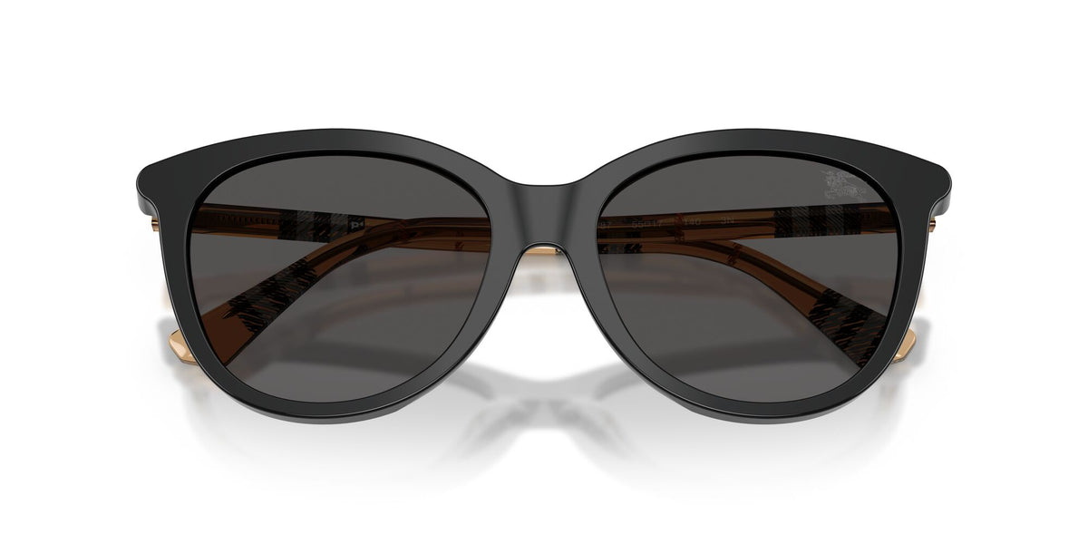 Burberry 0BE4455 416187 55 Black/ Dark Grey