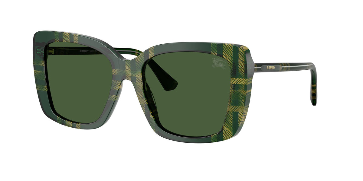 Burberry 0BE4456F 416971 54 Check Green/ Dark Green