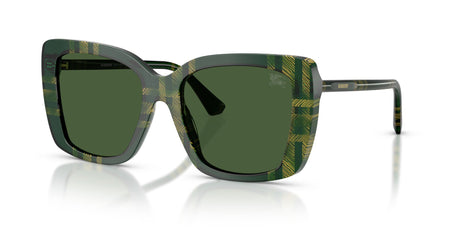 Burberry 0BE4456F 416971 54 Check Green/ Dark Green