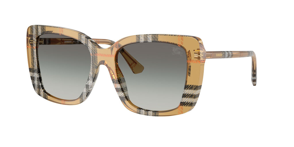 Burberry 0BE4456 416311 54 Check Sand/ Grey Gradient