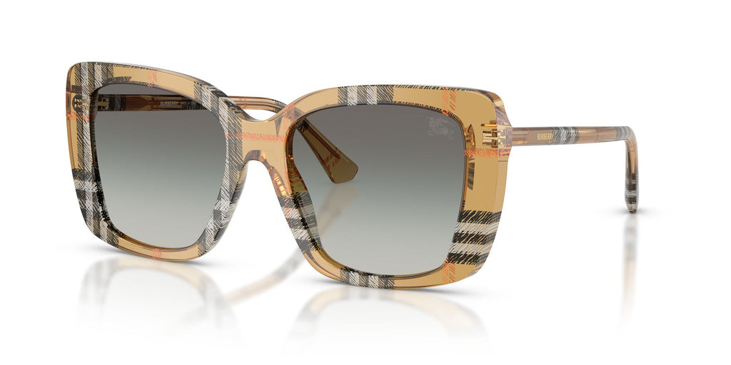 Burberry 0BE4456 416311 54 Check Sand/ Grey Gradient