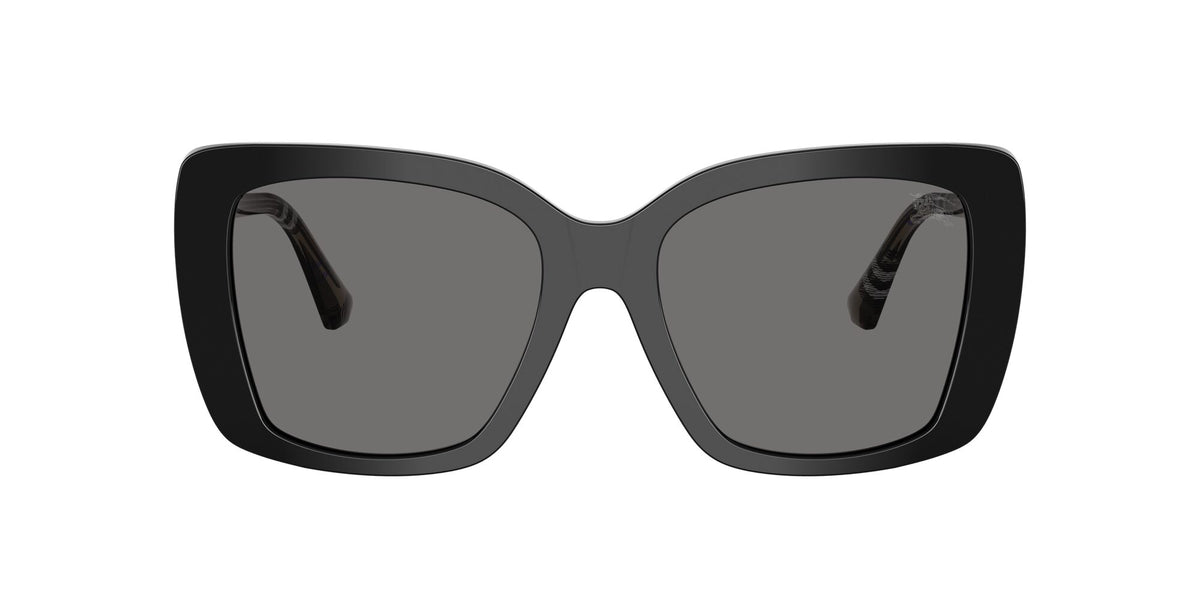 Burberry 0BE4456 416581 54 Black/ Dark Grey Polar