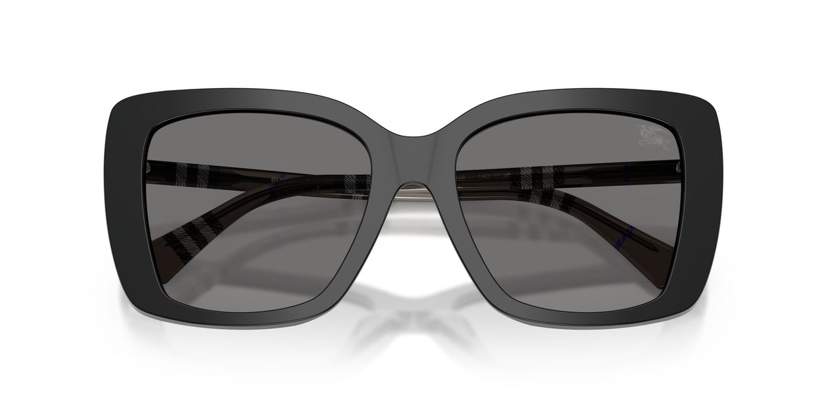 Burberry 0BE4456 416581 54 Black/ Dark Grey Polar