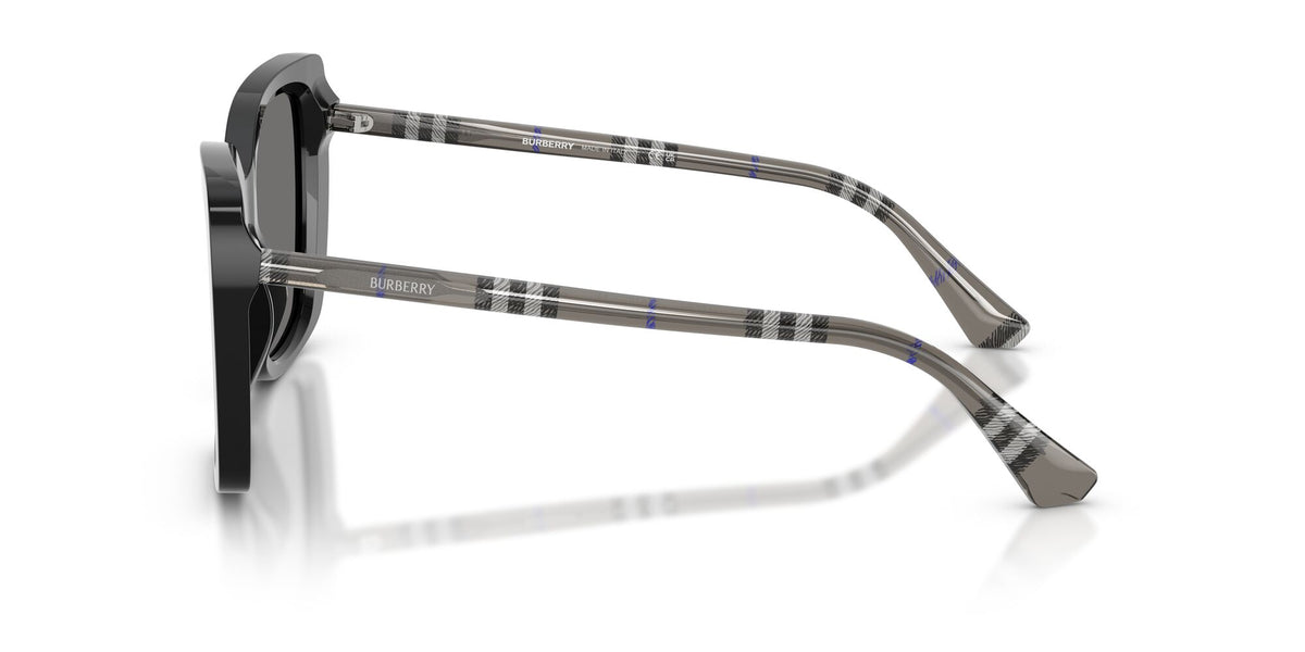 Burberry 0BE4456 416581 54 Black/ Dark Grey Polar