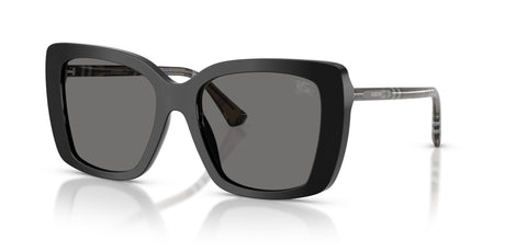 Burberry 0BE4456 416581 54 Black/ Dark Grey Polar