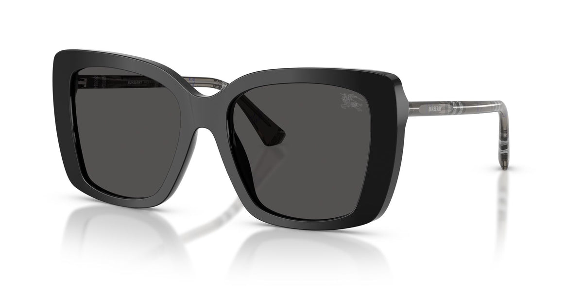 Burberry 0BE4456 416587 54 Black/ Dark Grey