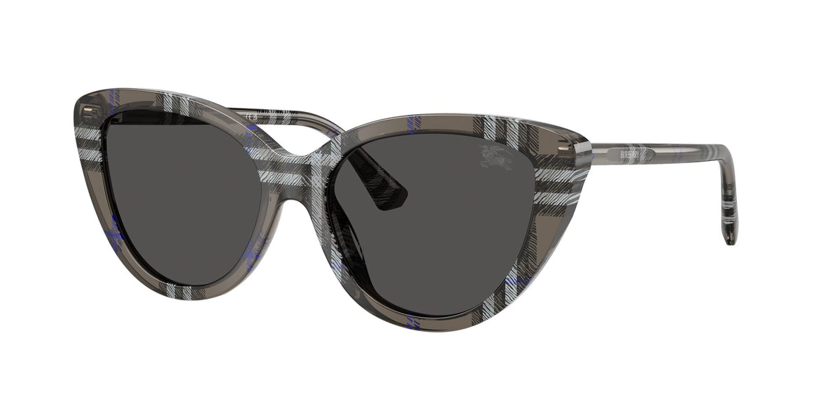 Burberry 0BE4457F 416687 55 Check Lichen/ Dark Grey
