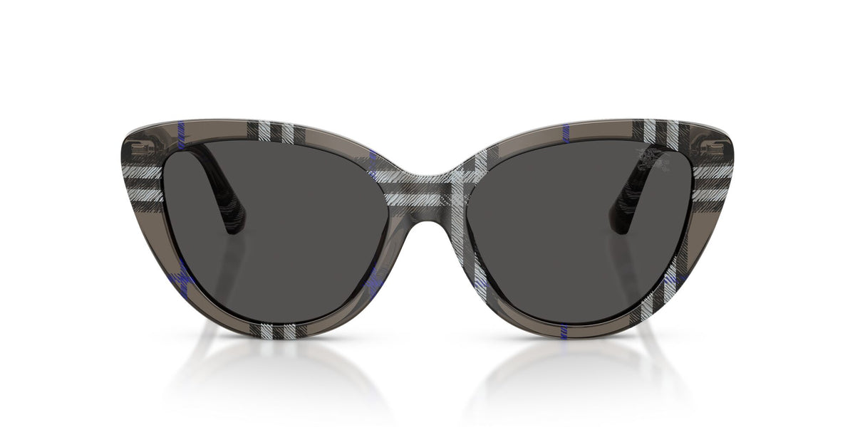 Burberry 0BE4457F 416687 55 Check Lichen/ Dark Grey