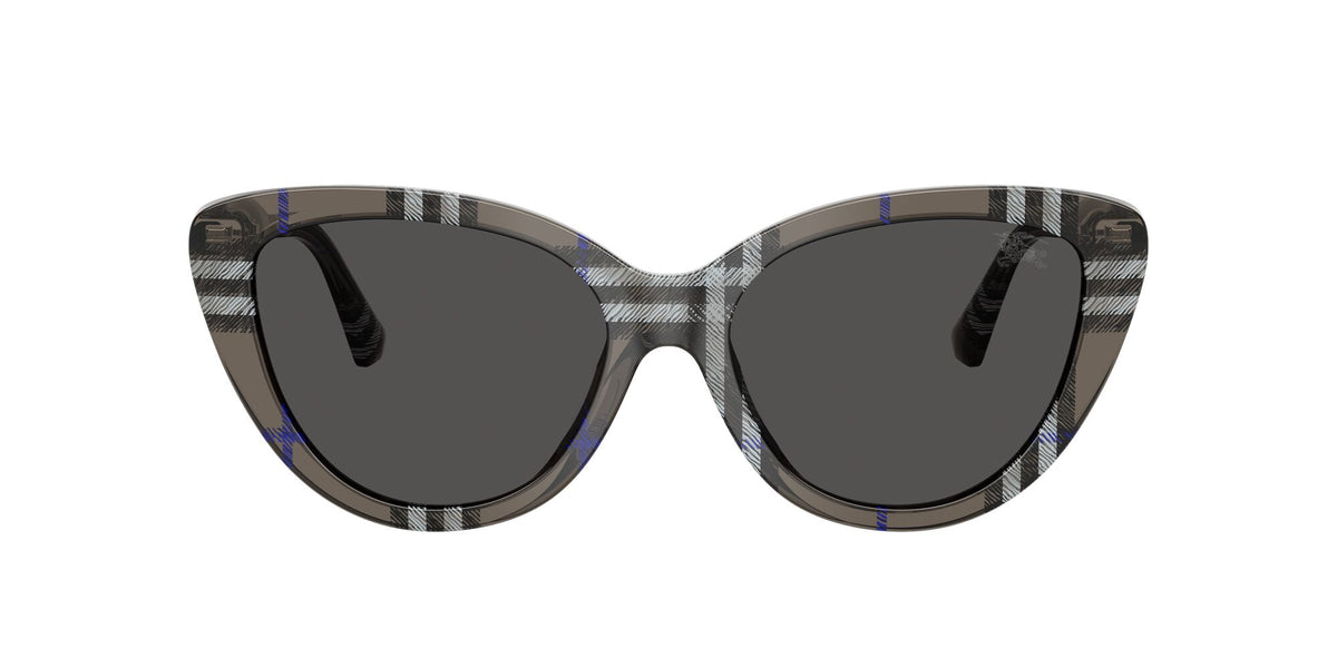 Burberry 0BE4457 416687 55 Check Lichen/ Dark Grey
