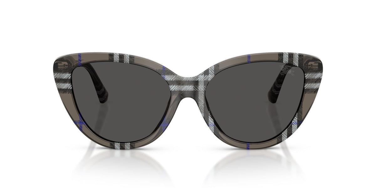 Burberry 0BE4457 416687 55 Check Lichen/ Dark Grey