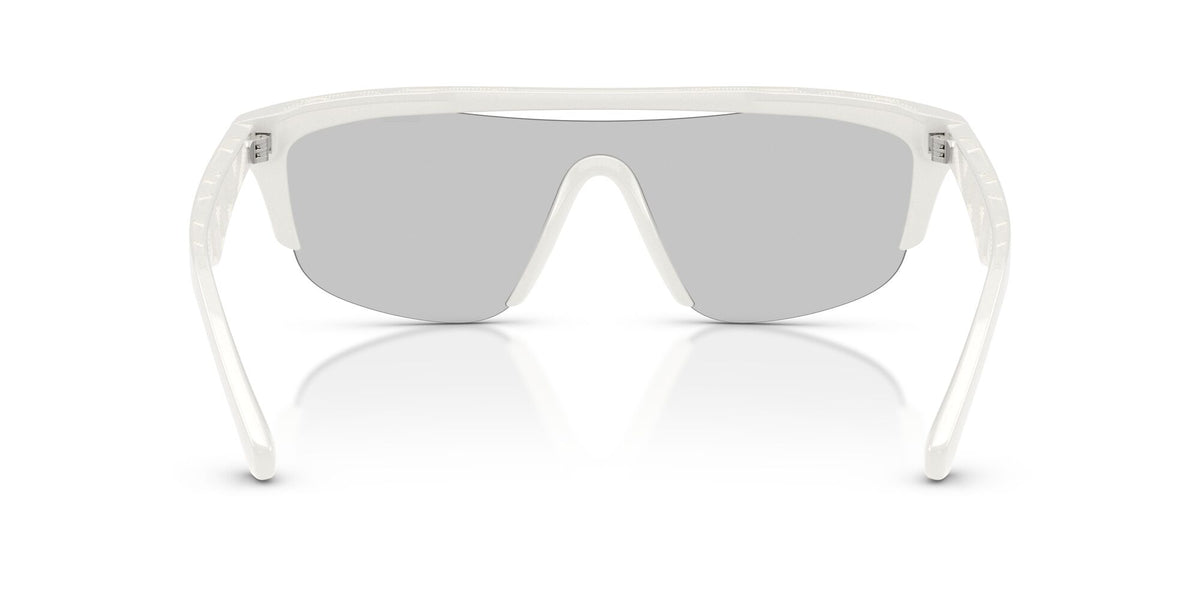 Burberry 0BE4460U 417269 40 White/ Grey Light Tampo Mirror Silver