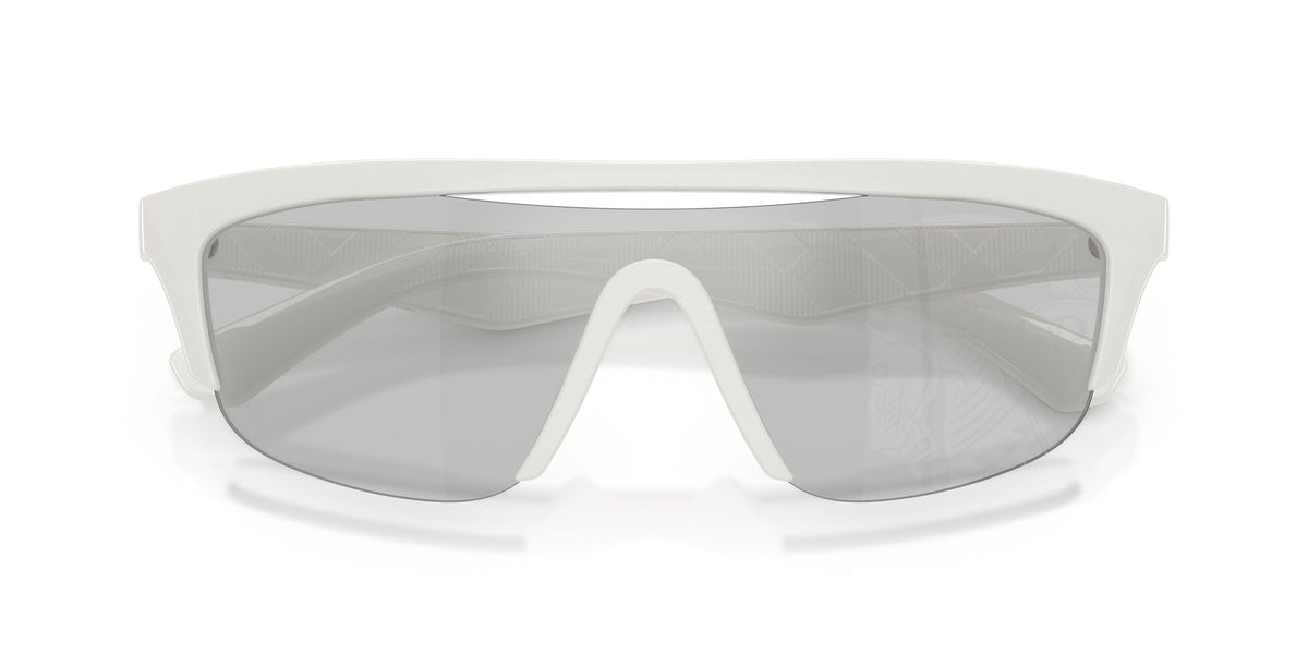 Burberry 0BE4460U 417269 40 White/ Grey Light Tampo Mirror Silver