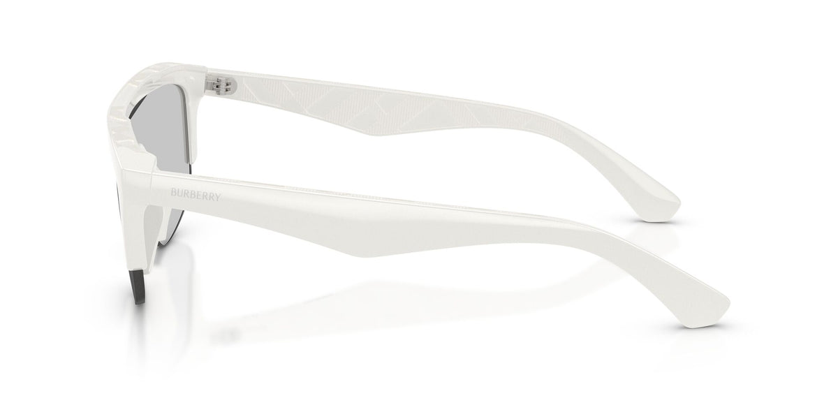 Burberry 0BE4460U 417269 40 White/ Grey Light Tampo Mirror Silver