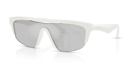 Burberry 0BE4460U 417269 40 White/ Grey Light Tampo Mirror Silver