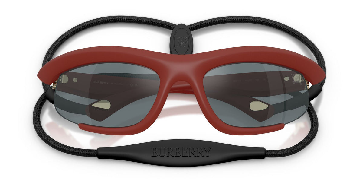 Burberry 0BE4462 41566G 64 Rubber Bordeaux/ Grey Mirror Black