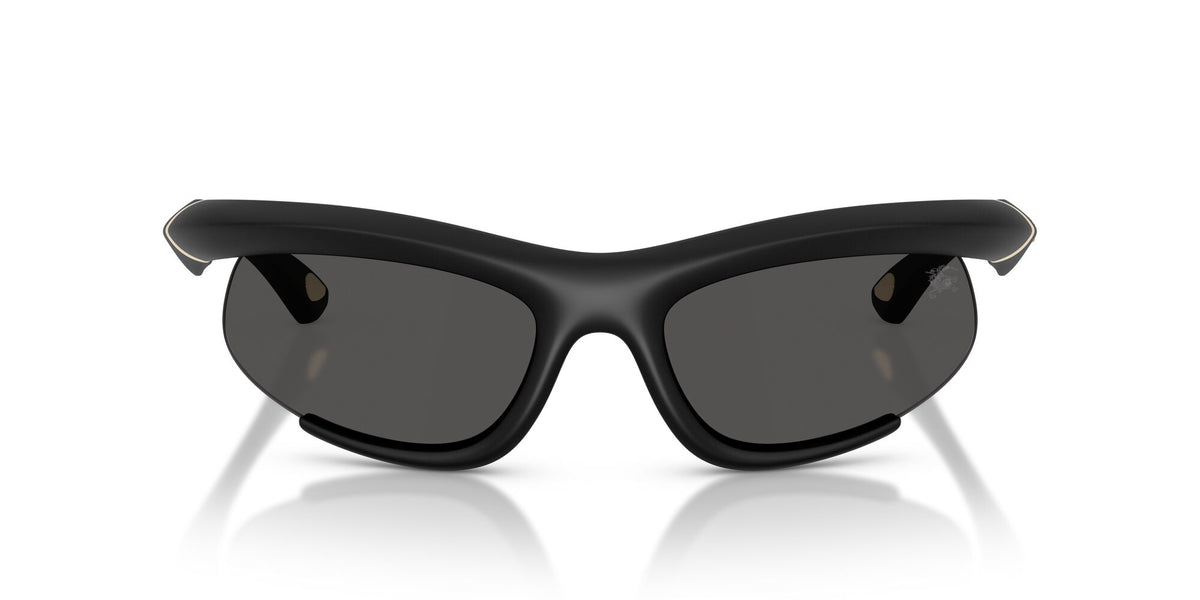 Burberry 0BE4462 418687 64 Rubber Black/ Dark Grey