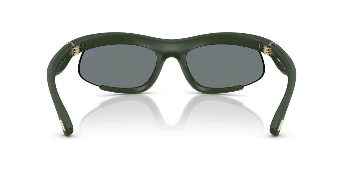 Burberry 0BE4462 41876G 64 Rubber Green/ Grey Mirror Black