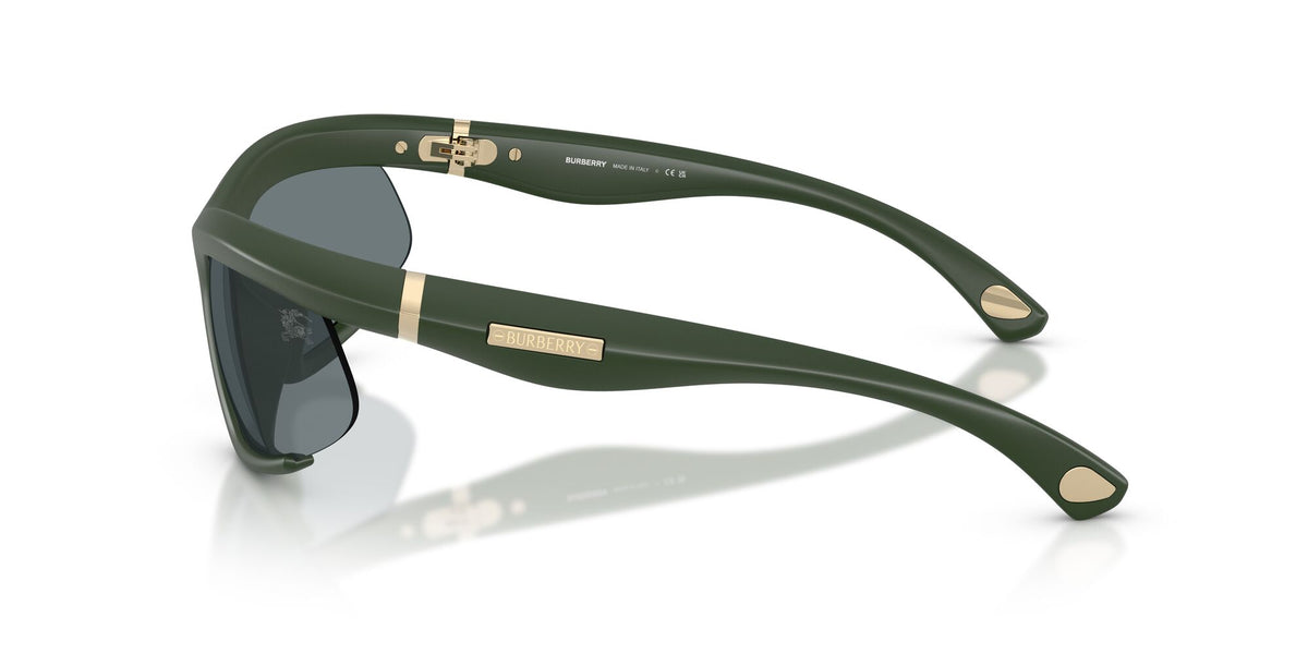 Burberry 0BE4462 41876G 64 Rubber Green/ Grey Mirror Black