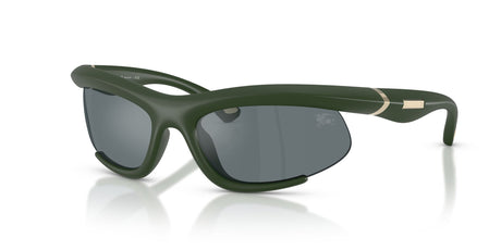 Burberry 0BE4462 41876G 64 Rubber Green/ Grey Mirror Black