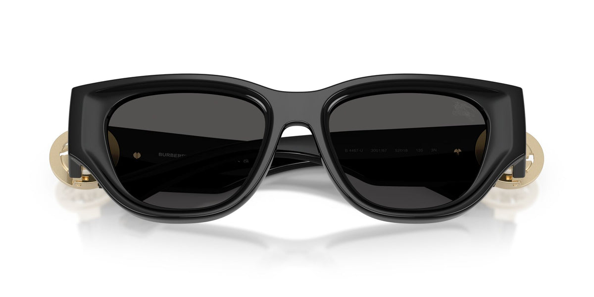 Burberry 0BE4467U 300187 52 Black/ Dark Grey