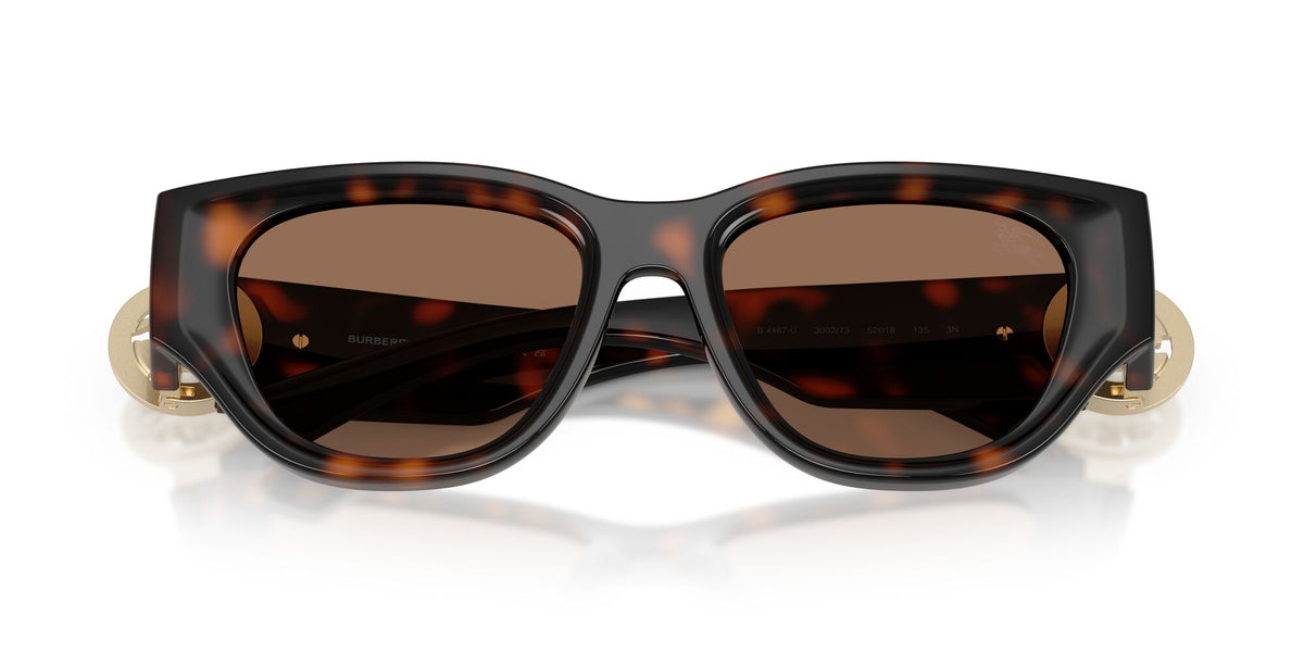Burberry 0BE4467U 300273 52 Dark Havana/ Dark Brown