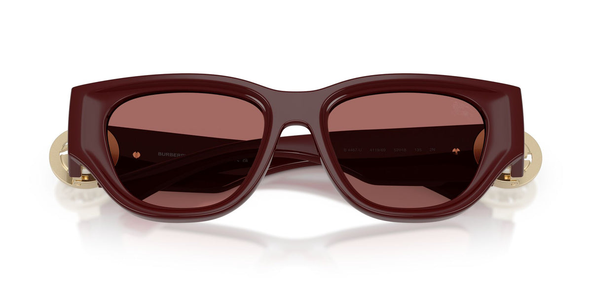 Burberry 0BE4467U 411969 52 Bordeaux/ Dark Violet