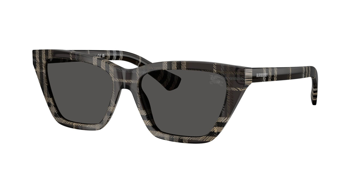 Burberry 0BE4468F 419987 54 Grey Check/ Dark Grey
