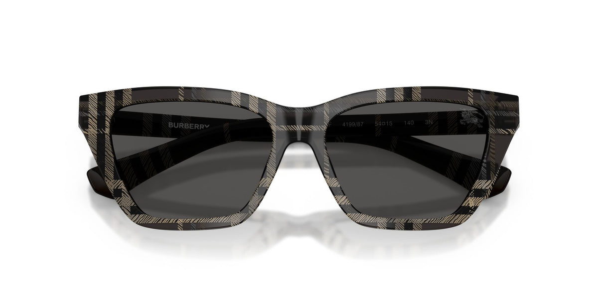 Burberry 0BE4468F 419987 54 Grey Check/ Dark Grey