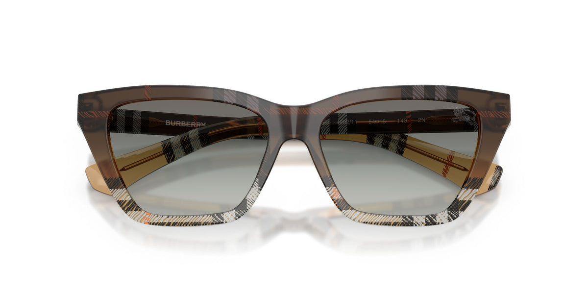 Burberry 0BE4468F 420211 54 Check Sand/ Grey Gradient