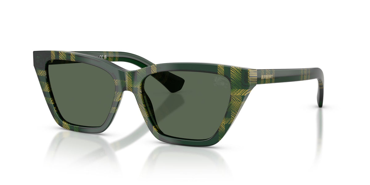 Burberry 0BE4468 416971 54 Check Green/ Dark Green