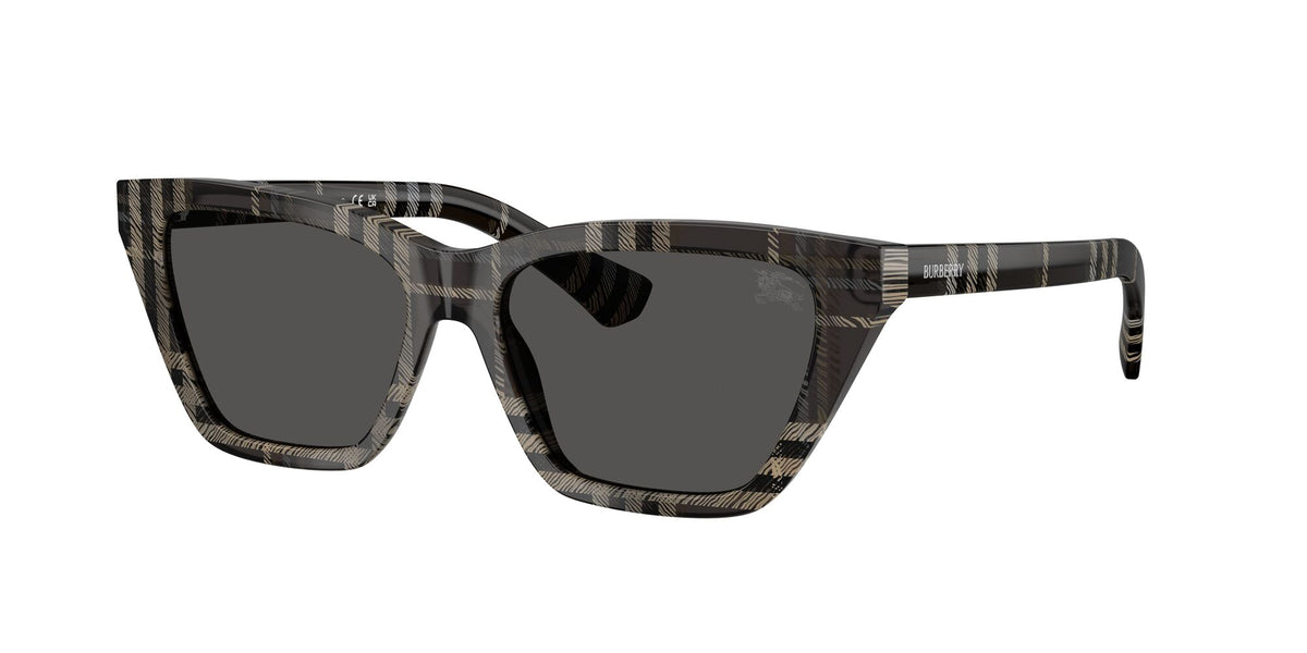 Burberry 0BE4468 419987 54 Grey Check/ Dark Grey