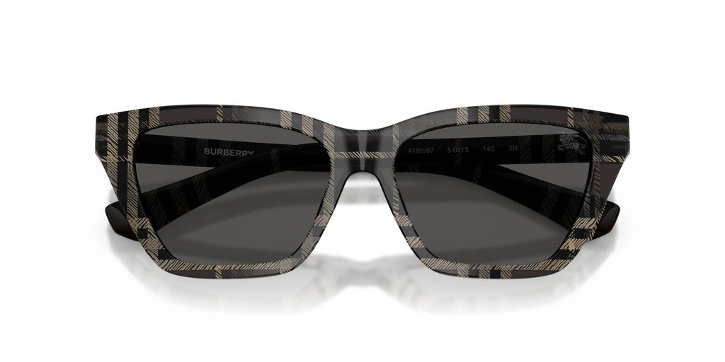 Burberry 0BE4468 419987 54 Grey Check/ Dark Grey