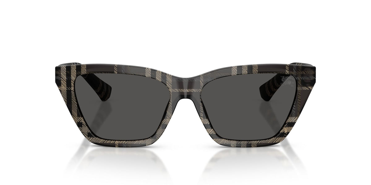 Burberry 0BE4468 419987 54 Grey Check/ Dark Grey