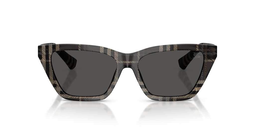 Burberry 0BE4468 419987 54 Grey Check/ Dark Grey