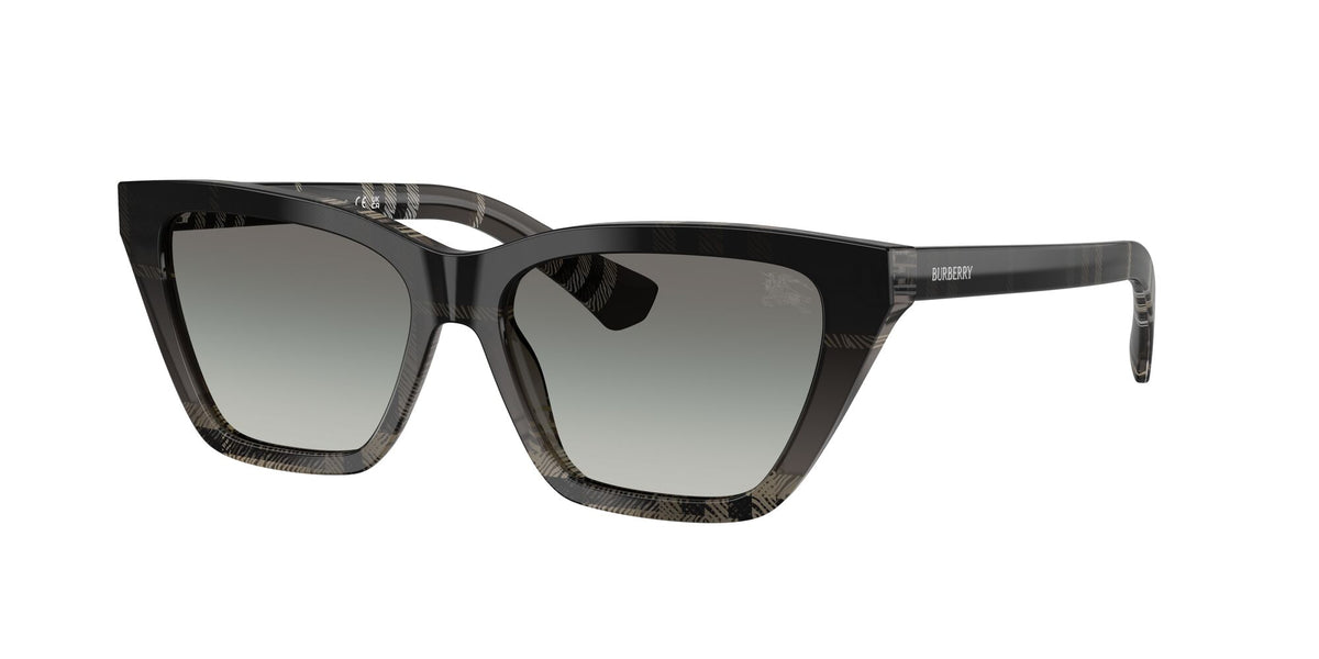 Burberry 0BE4468 420011 54 Grey Check/ Grey Gradient