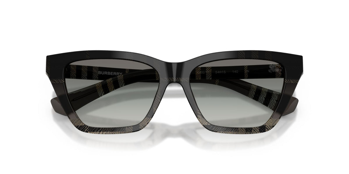 Burberry 0BE4468 420011 54 Grey Check/ Grey Gradient