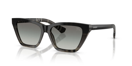 Burberry 0BE4468 420011 54 Grey Check/ Grey Gradient