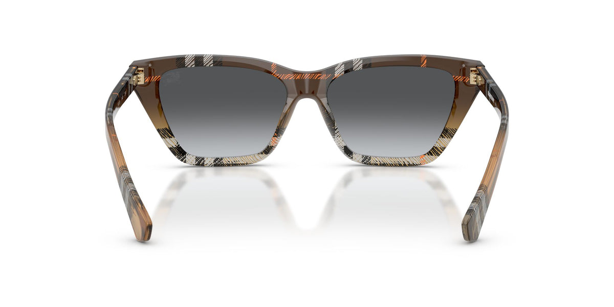 Burberry 0BE4468 4202T3 54 Check Sand/ Gradient Grey Polar