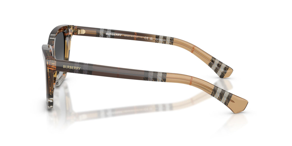 Burberry 0BE4468 4202T3 54 Check Sand/ Gradient Grey Polar
