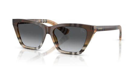 Burberry 0BE4468 4202T3 54 Check Sand/ Gradient Grey Polar